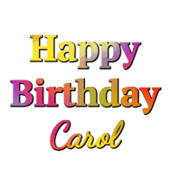 Happy Birthday Carol GIF