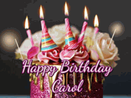 Happy Birthday Carol GIF