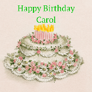 Happy Birthday Carol GIF