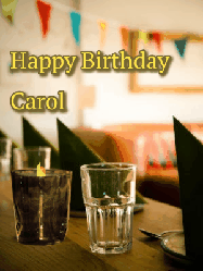 Happy Birthday Carol GIF