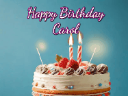 Happy Birthday Carol GIF