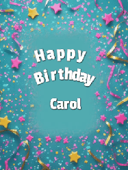 Happy Birthday Carol GIF