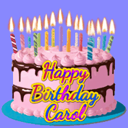 Happy Birthday Carol GIF