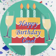 Happy Birthday Carol GIF