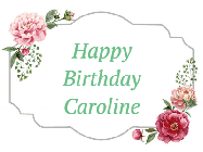 Happy Birthday Caroline GIF