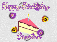 Happy Birthday Caroline GIF