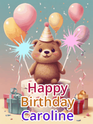 Happy Birthday Caroline GIF