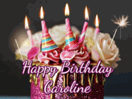 Happy Birthday Caroline GIF
