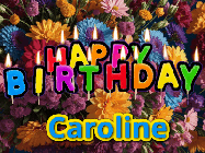 Happy Birthday Caroline GIF