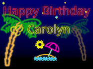 Happy Birthday Carolyn GIF