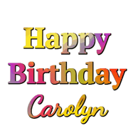 Happy Birthday Carolyn GIF