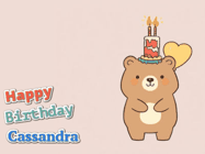 Happy Birthday Cassandra GIF