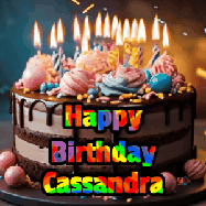 Happy Birthday Cassandra GIF