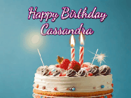 Happy Birthday Cassandra GIF