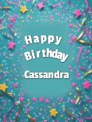 Happy Birthday Cassandra GIF