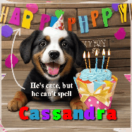 Happy Birthday Cassandra GIF