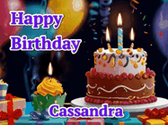 Happy Birthday Cassandra GIF