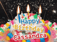 Happy Birthday Cassandra GIF