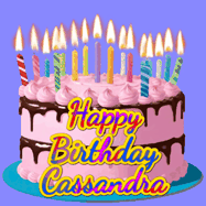 Happy Birthday Cassandra GIF