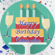 Happy Birthday Cassandra GIF