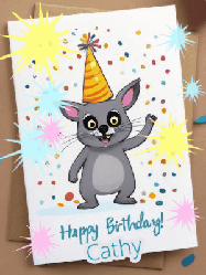 Happy Birthday Cathy GIF