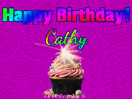 Happy Birthday Cathy GIF