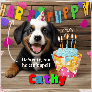 Happy Birthday Cathy GIF
