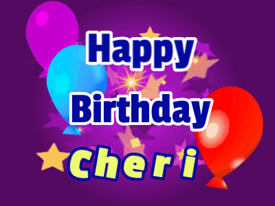 Happy Birthday Cheri GIF 16