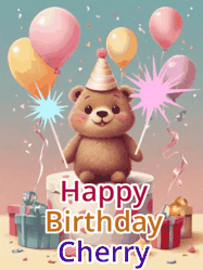Happy Birthday Cherry GIF