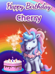 Happy Birthday Cherry GIF