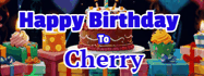 Happy Birthday Cherry GIF