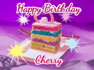 Happy Birthday Cherry GIF