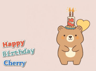 Happy Birthday Cherry GIF