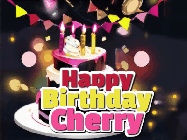 Happy Birthday Cherry GIF