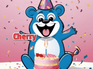 Happy Birthday Cherry GIF
