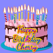 Happy Birthday Cherry GIF