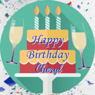 Happy Birthday Cheryl GIF