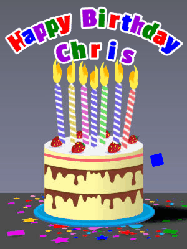 Happy Birthday Chris GIF