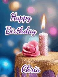 Happy Birthday Chris GIF