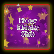 Happy Birthday Chris GIF