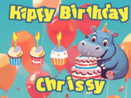 Happy Birthday Chrissy GIF