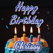 Happy Birthday Chrissy GIF
