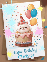 Happy Birthday Chrissy GIF