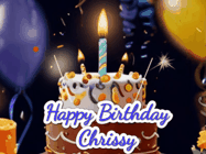 Happy Birthday Chrissy GIF