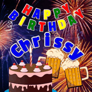Happy Birthday Chrissy GIF