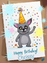 Happy Birthday Chrissy GIF