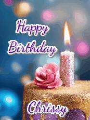 Happy Birthday Chrissy GIF