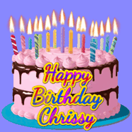Happy Birthday Chrissy GIF
