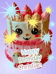 Happy Birthday Christian GIF