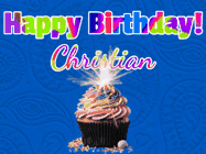 Happy Birthday Christian GIF